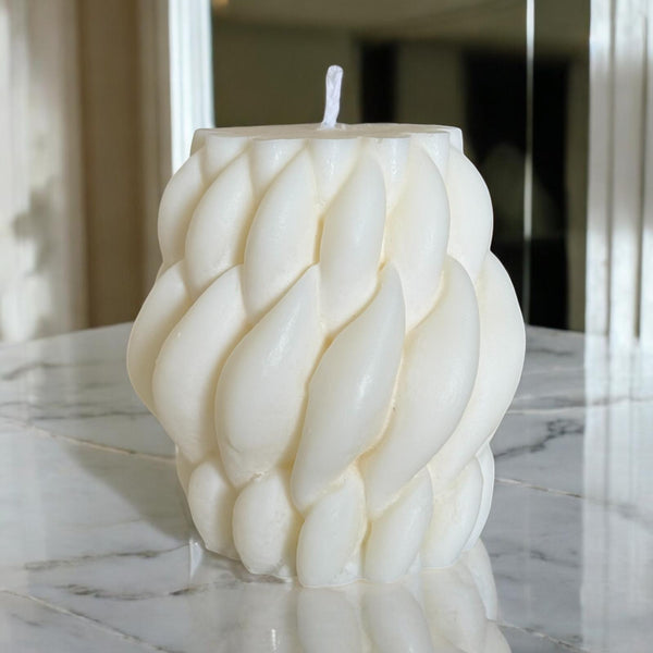 Pillar Scented Candle, Organic Soy Wax, Decorative Candle.